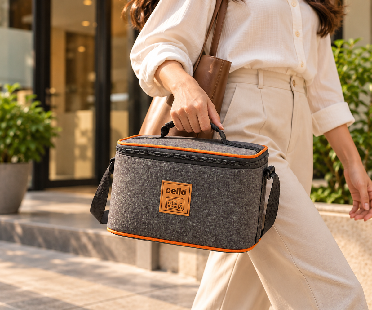 Cello Royale Glass Lunch Box, 320 ml Containers
