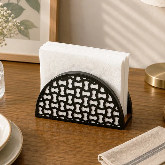 AAR Inlay Resin D-Shape Napkin Holder