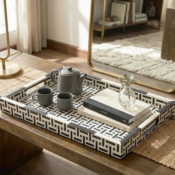 AAR Inlay Resin Rectangle Tray
