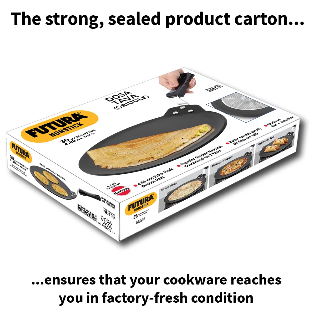 Hawkins Nonstick Dosa Tava (INDT)Aluminium