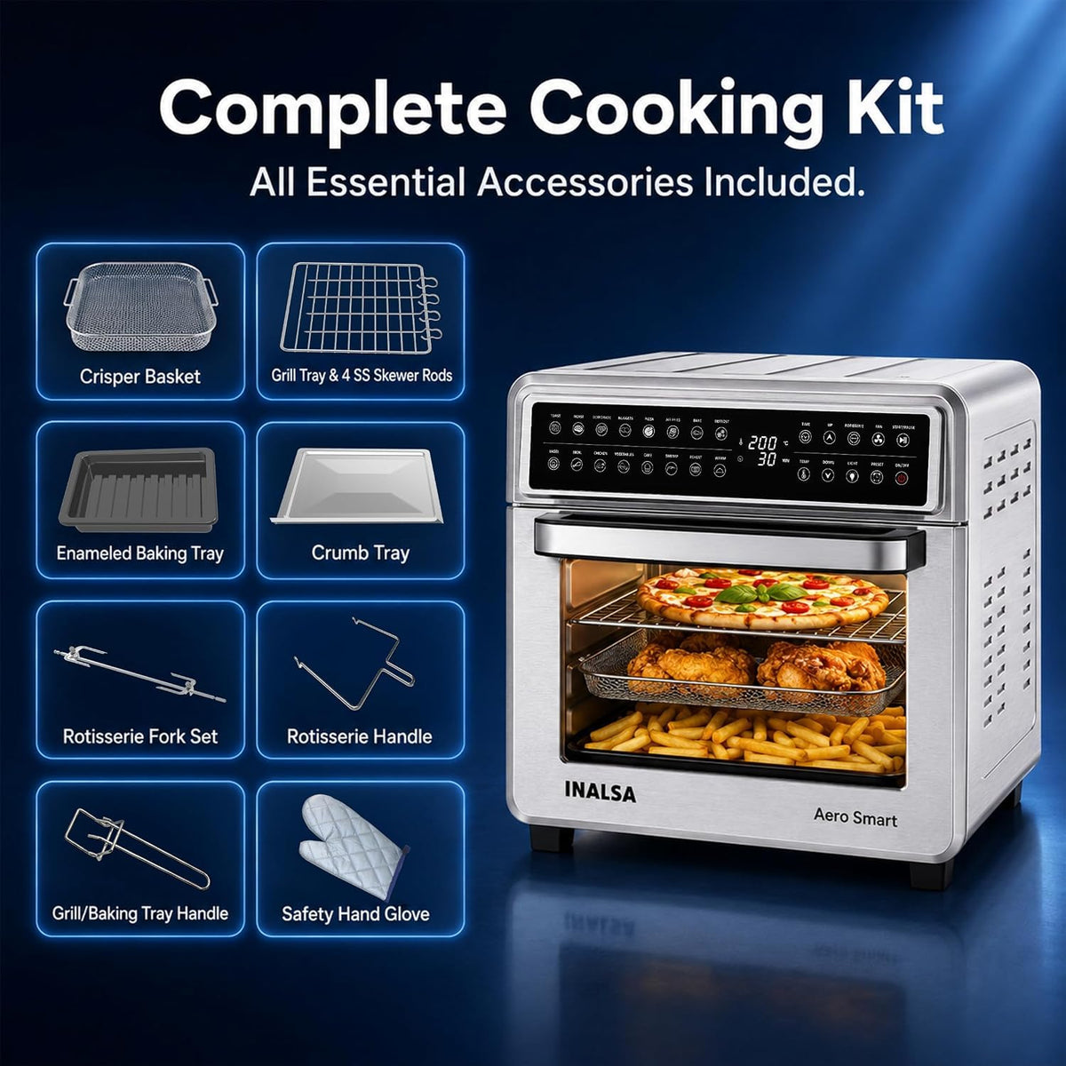 Inalsa Aero Smart Air Fryer Oven