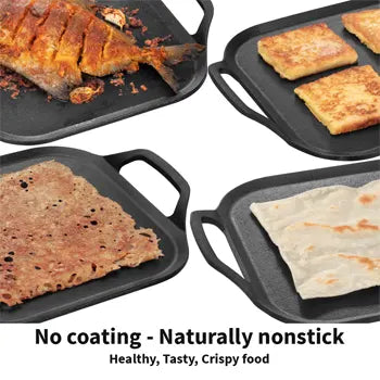 Hawkins Futura Cast Iron Square Tava