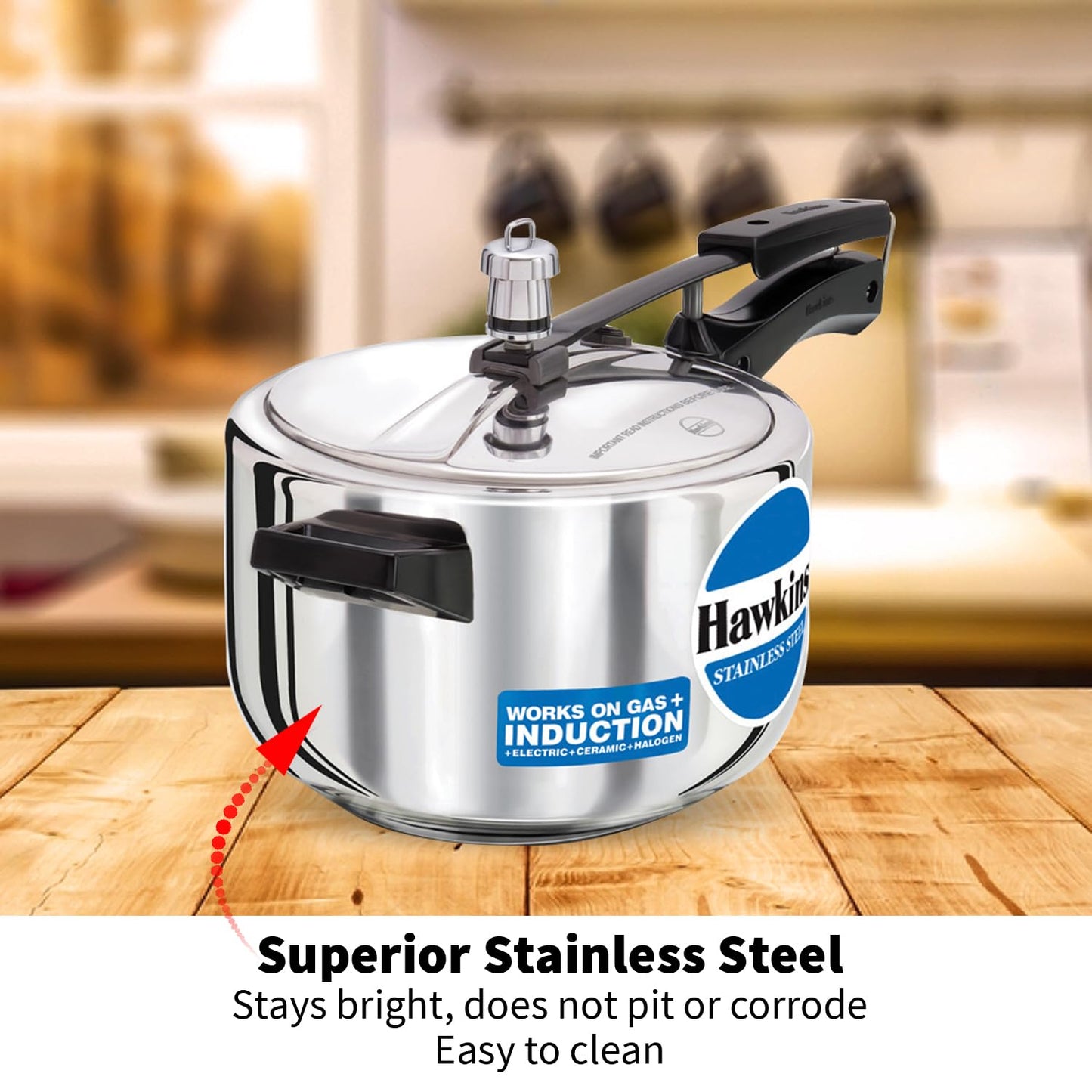 Hawkins Stainless Steel Pressure Cooker