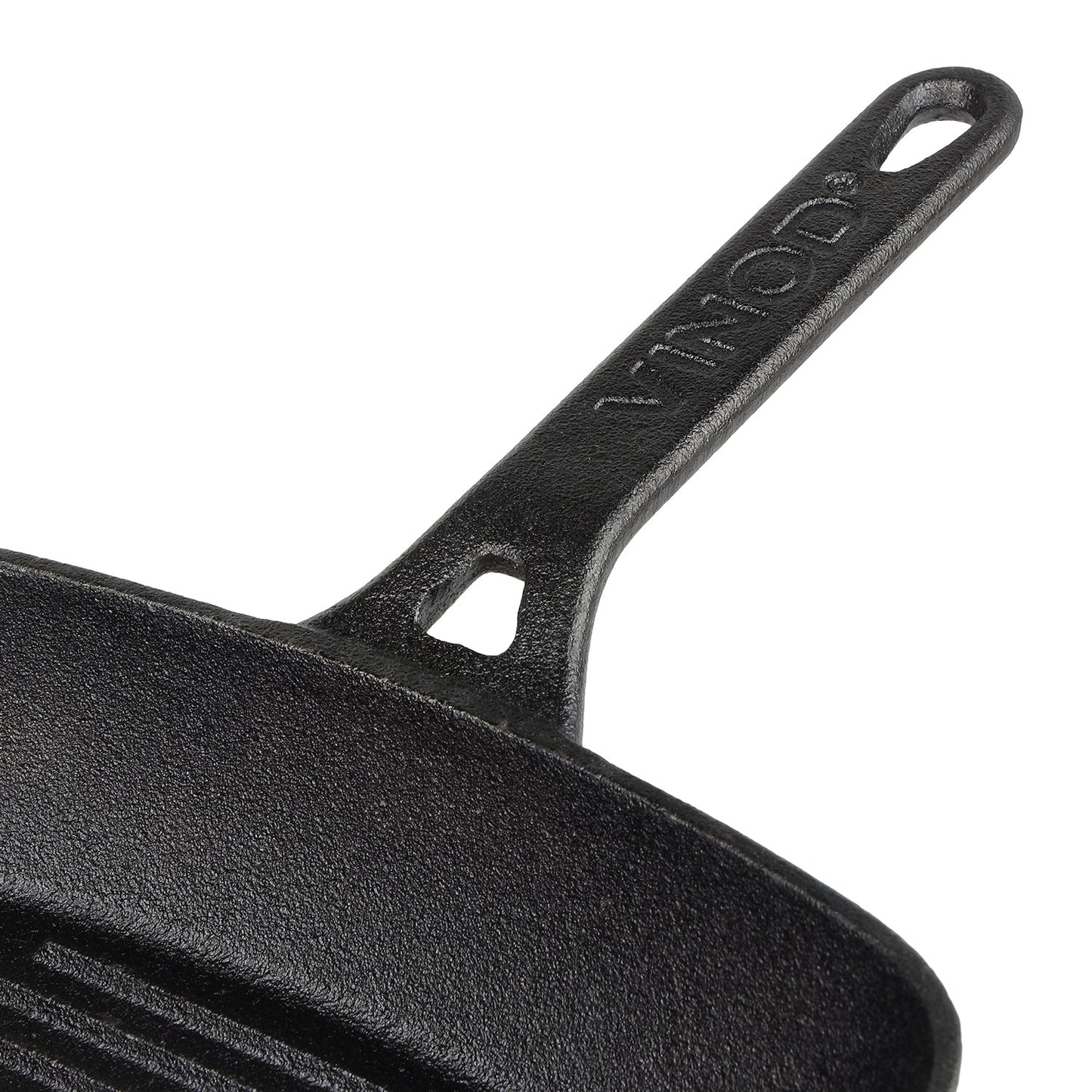 CAST IRON GRILL PAN (Double Seasoned with Vegetable Oil)
