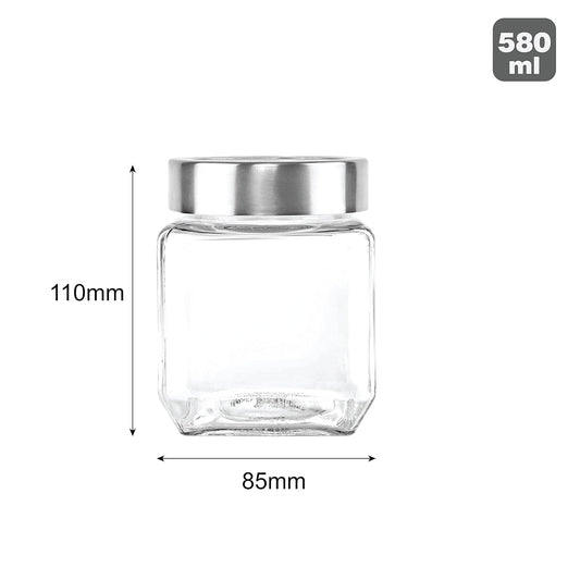 Cello Qube Fresh Glass Storage Jar