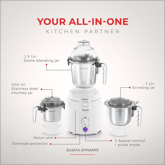 Sujata Dynamix Mixer Grinder 900W