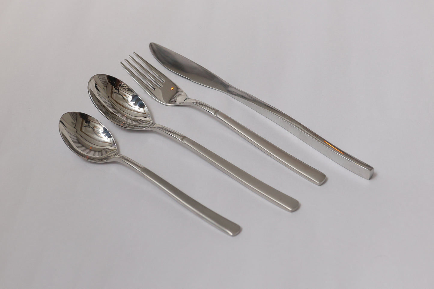 Vestasa Premium Stainless Steel Spoons, Elega Model, Matt Finish, Set of 6 (Dinner)