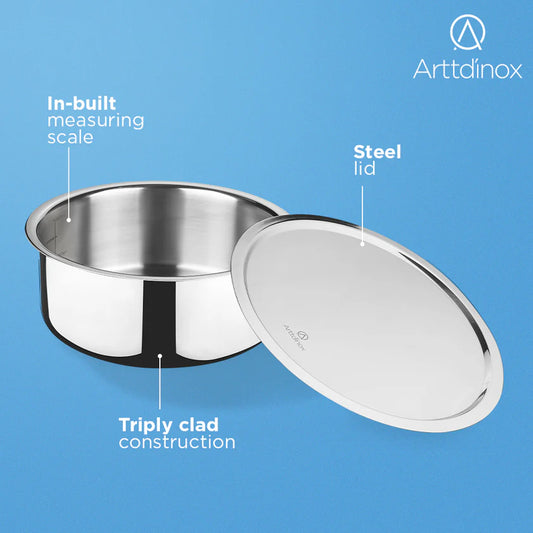 Arttdinox Reflecto Tope Stainless Steel Triply