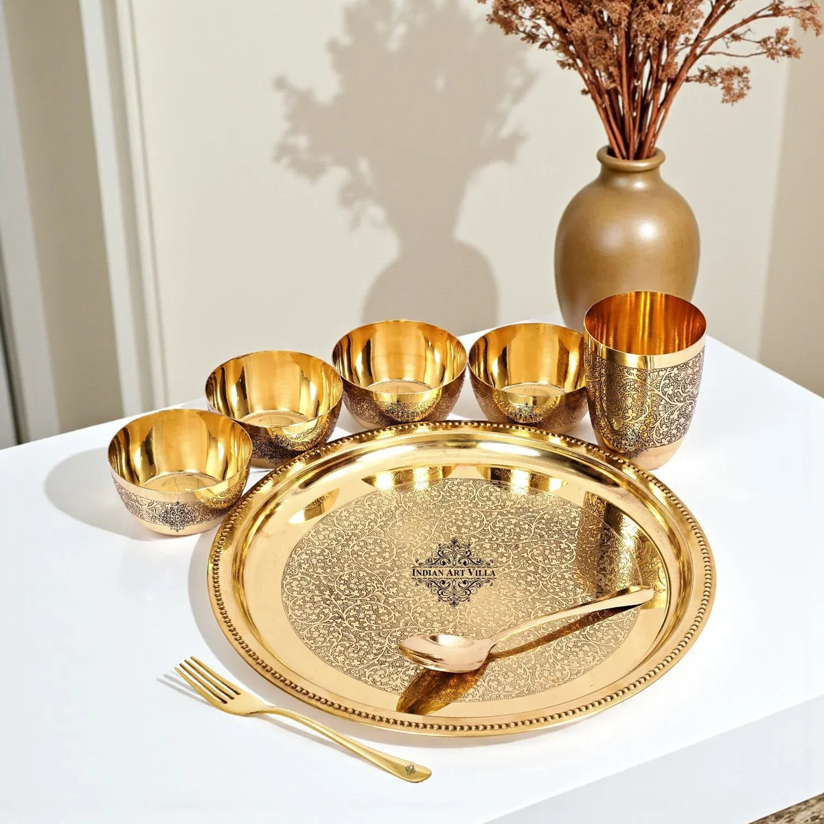 Brass Plates & Bowls