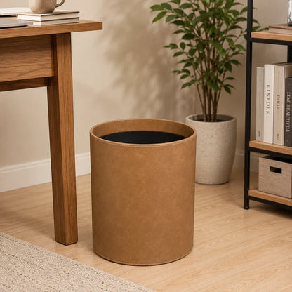 AAR Leatherite Round Dustbin