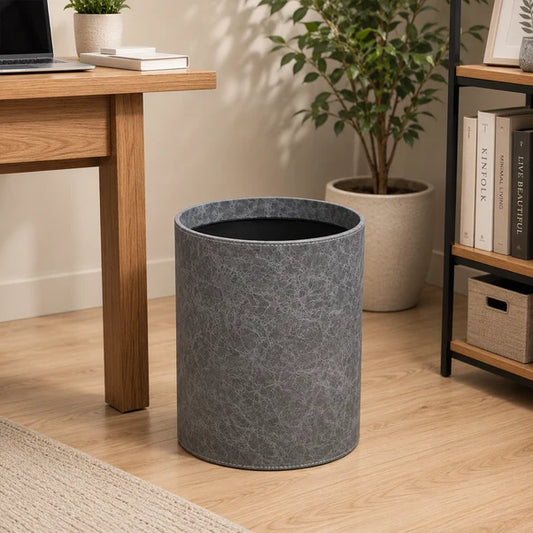 AAR Leatherite Round Dustbin