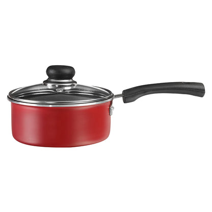 INDUCTO SAUCEPOT [WITH GLASS LID] (Induction-Friendly, 3 mm Thickness)