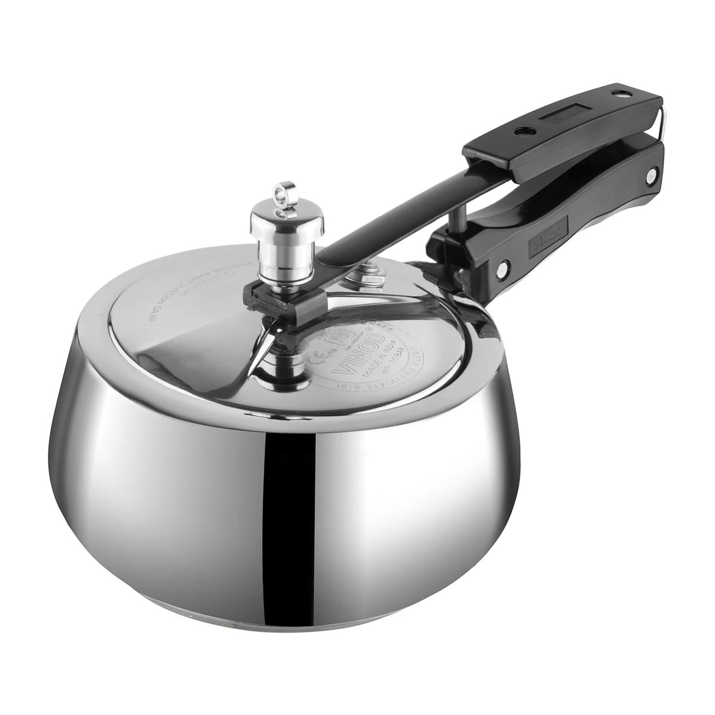 PLATINUM EUROPA TRIPLY INNER LID PRESSURE COOKER  (Induction-Friendly,  2.5 mm Body Thickness)