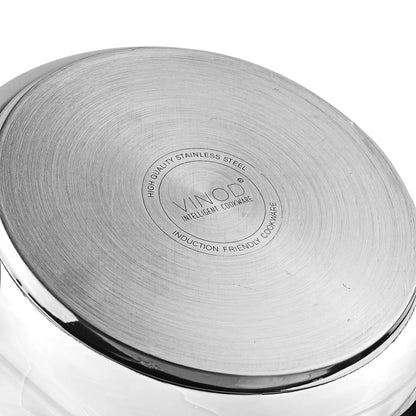 PLATINUM EUROPA TRIPLY INNER LID PRESSURE COOKER  (Induction-Friendly,  2.5 mm Body Thickness)