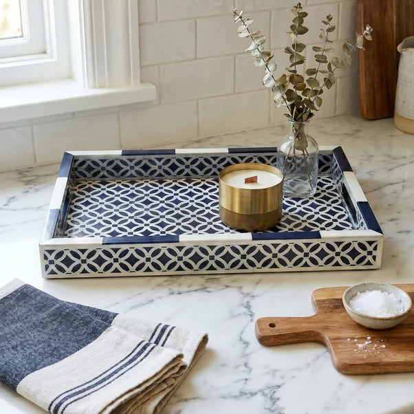 AAR Inlay Resin Rectangle Tray
