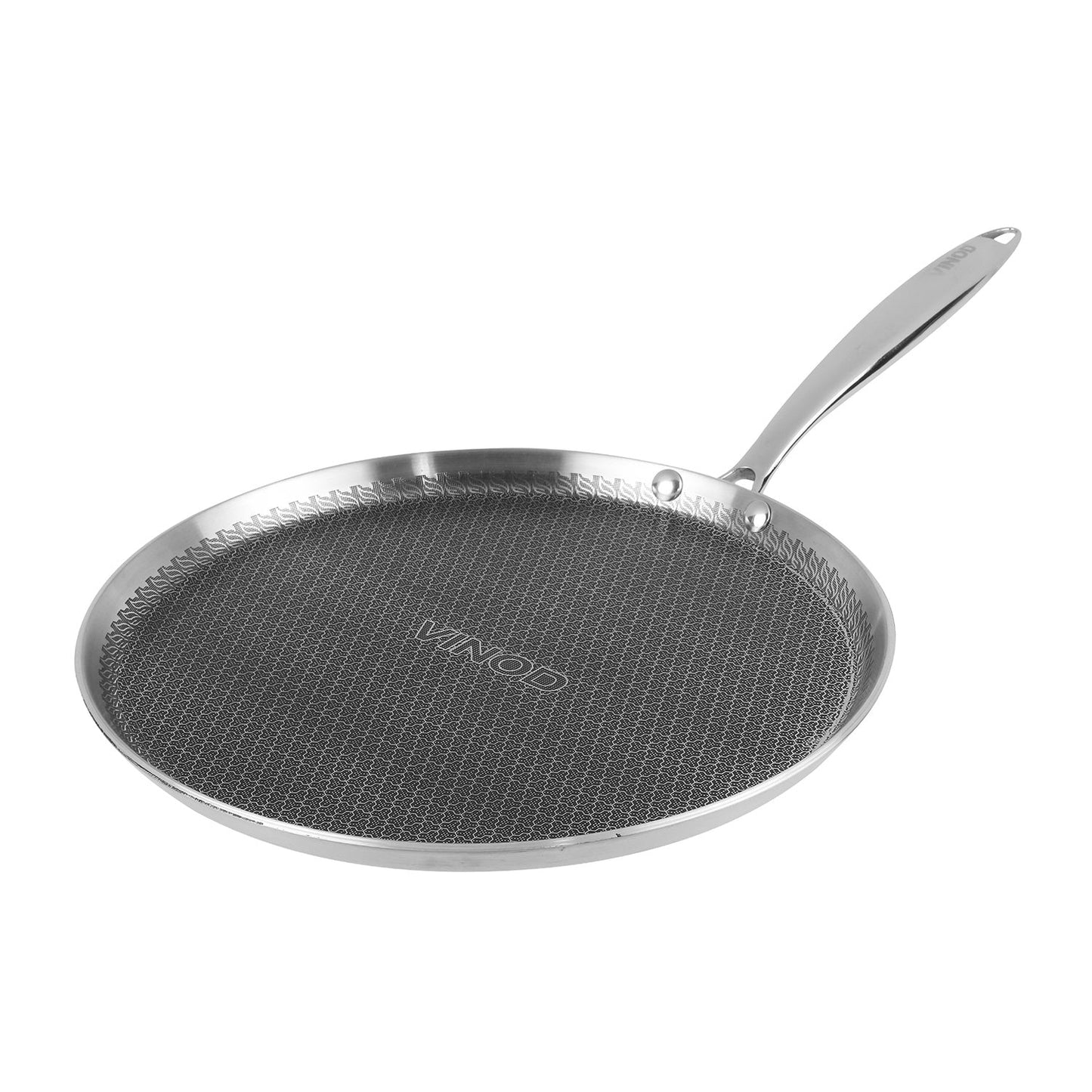 PLATINUM SAS PRO DOSA TAWA  (Thick Tri-Ply Cookware with Honeycomb Stick-free Coating, Induction-Friendly, 4 mm Body Thickness)