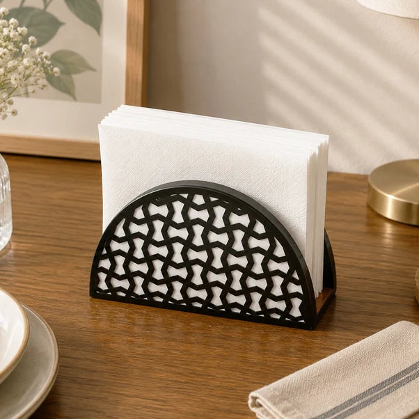 AAR Inlay Resin D-Shape Napkin Holder