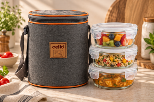 Cello Royale Glass Lunch Box, 320 ml Containers