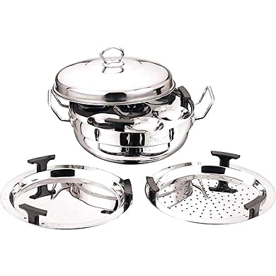 MULTI KADAI [WITH SS LID]  (Induction-Friendly, 2.5 mm Base Thicknes