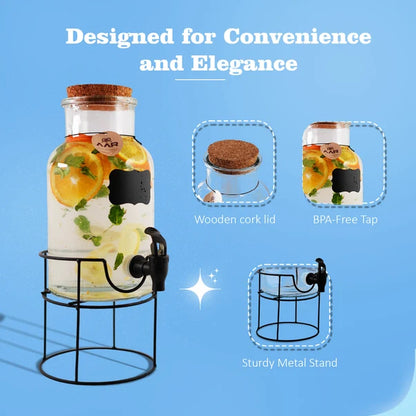 AAR Glass Beverage Dispenser