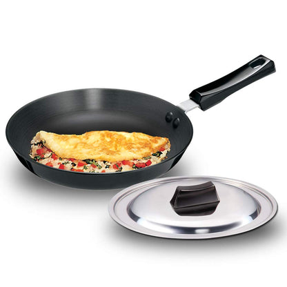 Hawkins Futura Hard Anodised Frying Pan With Lid