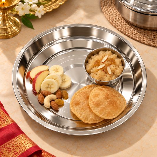 KHR Steel Round Plate, 10 inch