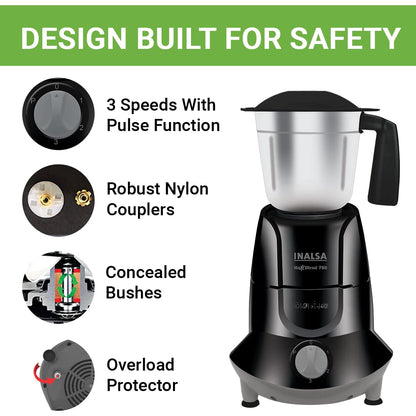 Inalsa MaxxBlend 750 Mixer Grinder