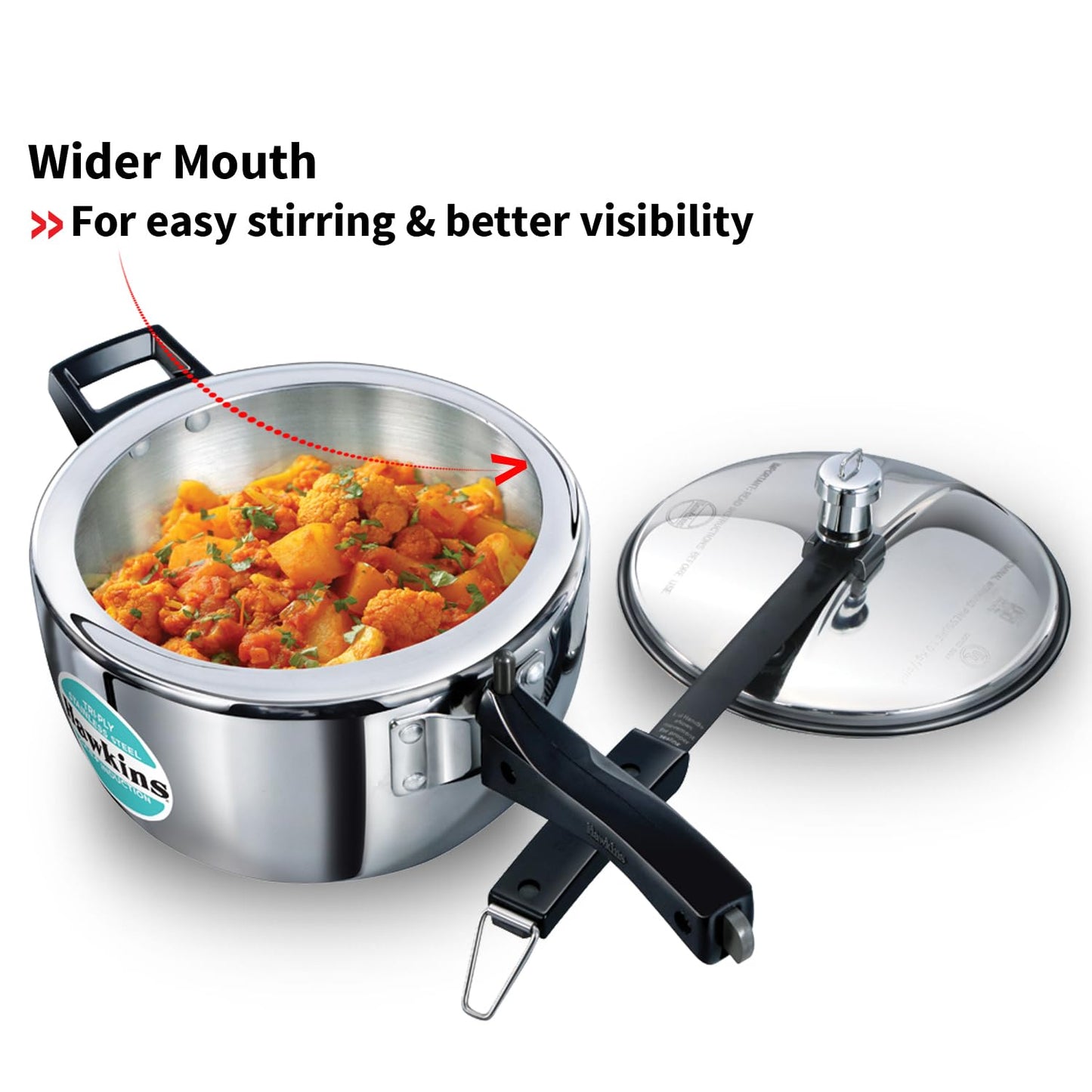 Hawkins Tri-Ply Pressure Cooker