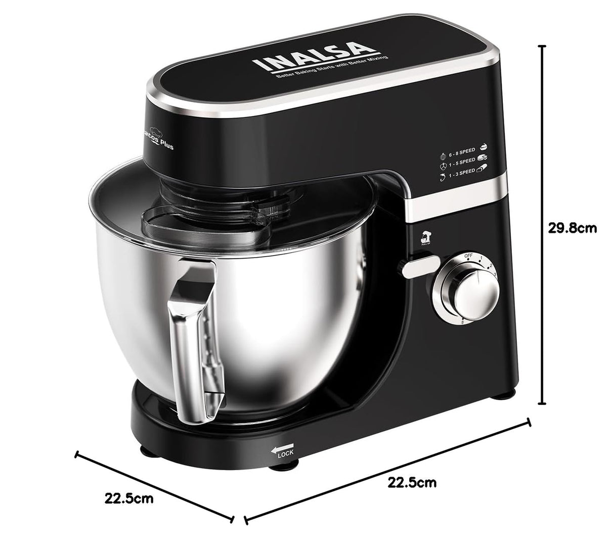 Inalsa Kratos Plus Stand Mixer