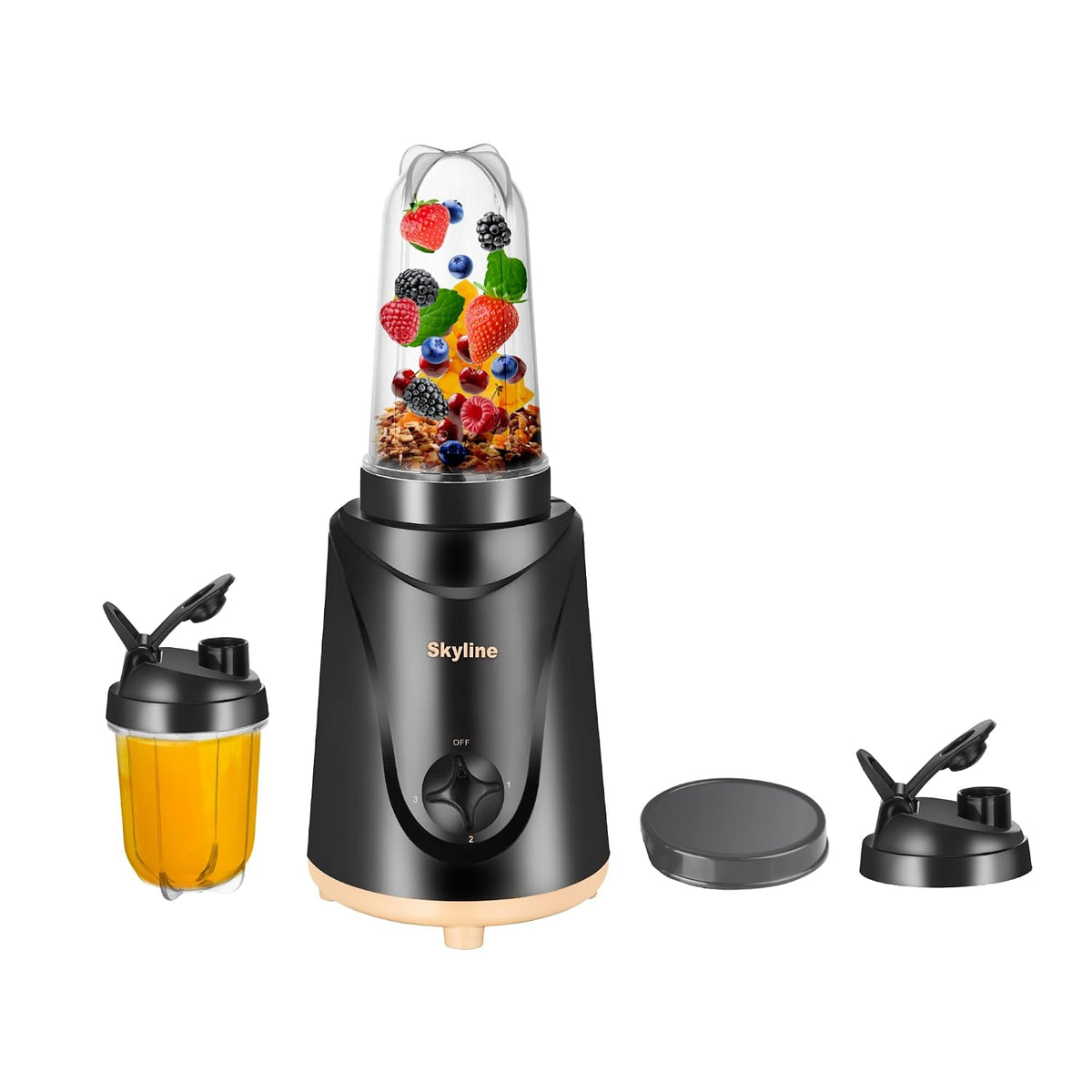 Skyline Nutri Mix Personal Blender 2 Jars VTL-4455