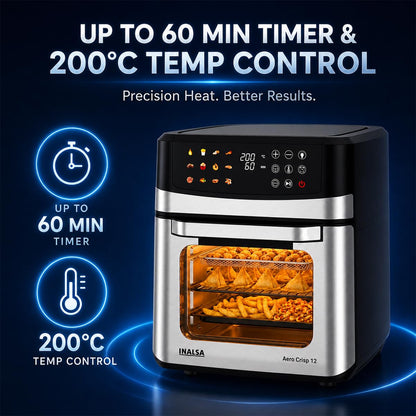 Inalsa Aero Crisp 12 Air Fryer Oven