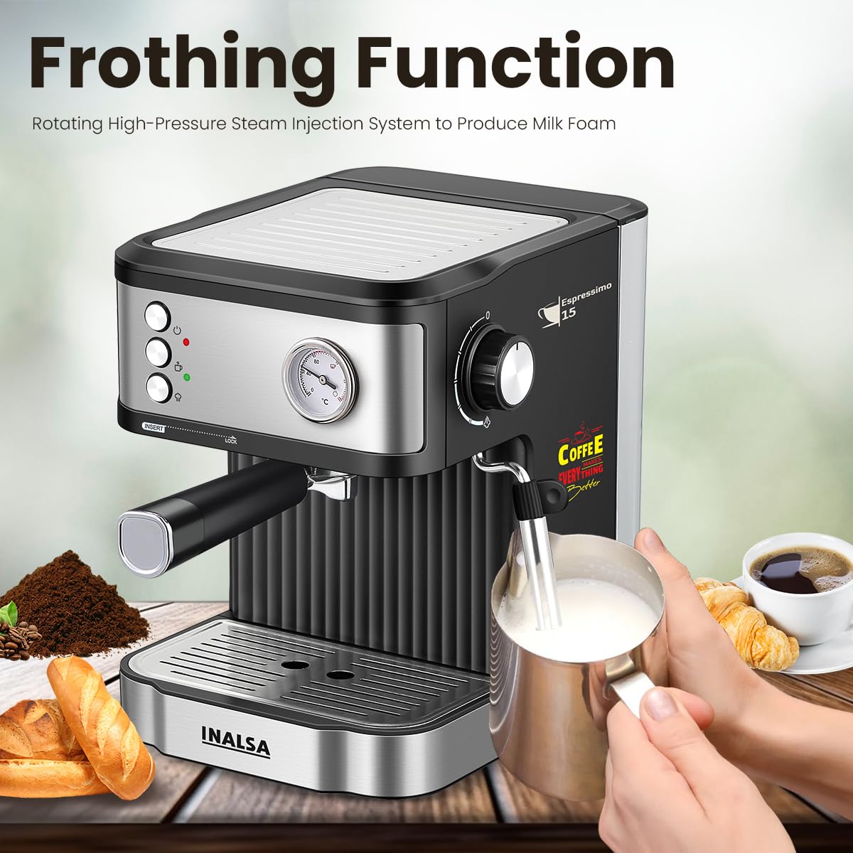 Inalsa Espressimo 15 Espresso Coffee Maker