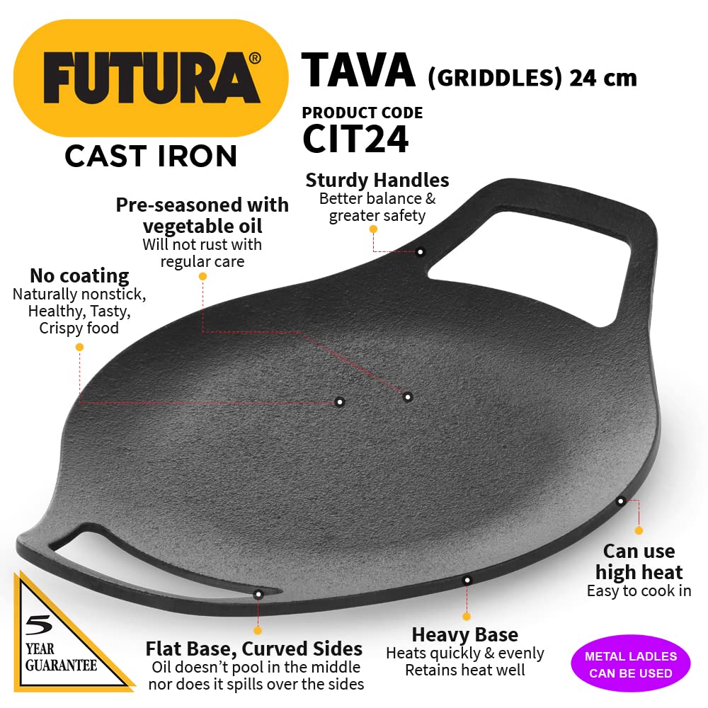 Hawkins Futura Cast Iron Tava