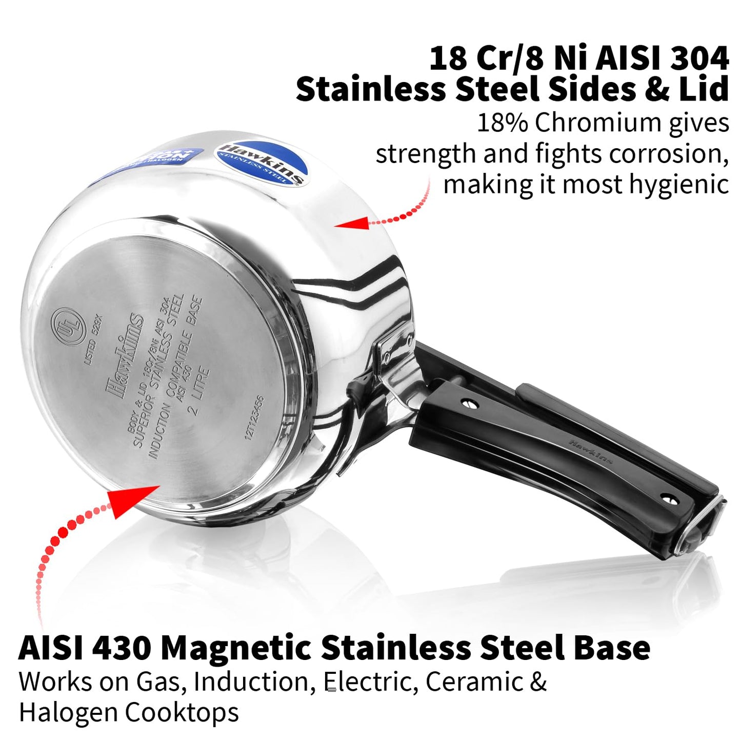 Hawkins Stainless Steel Pressure Cooker