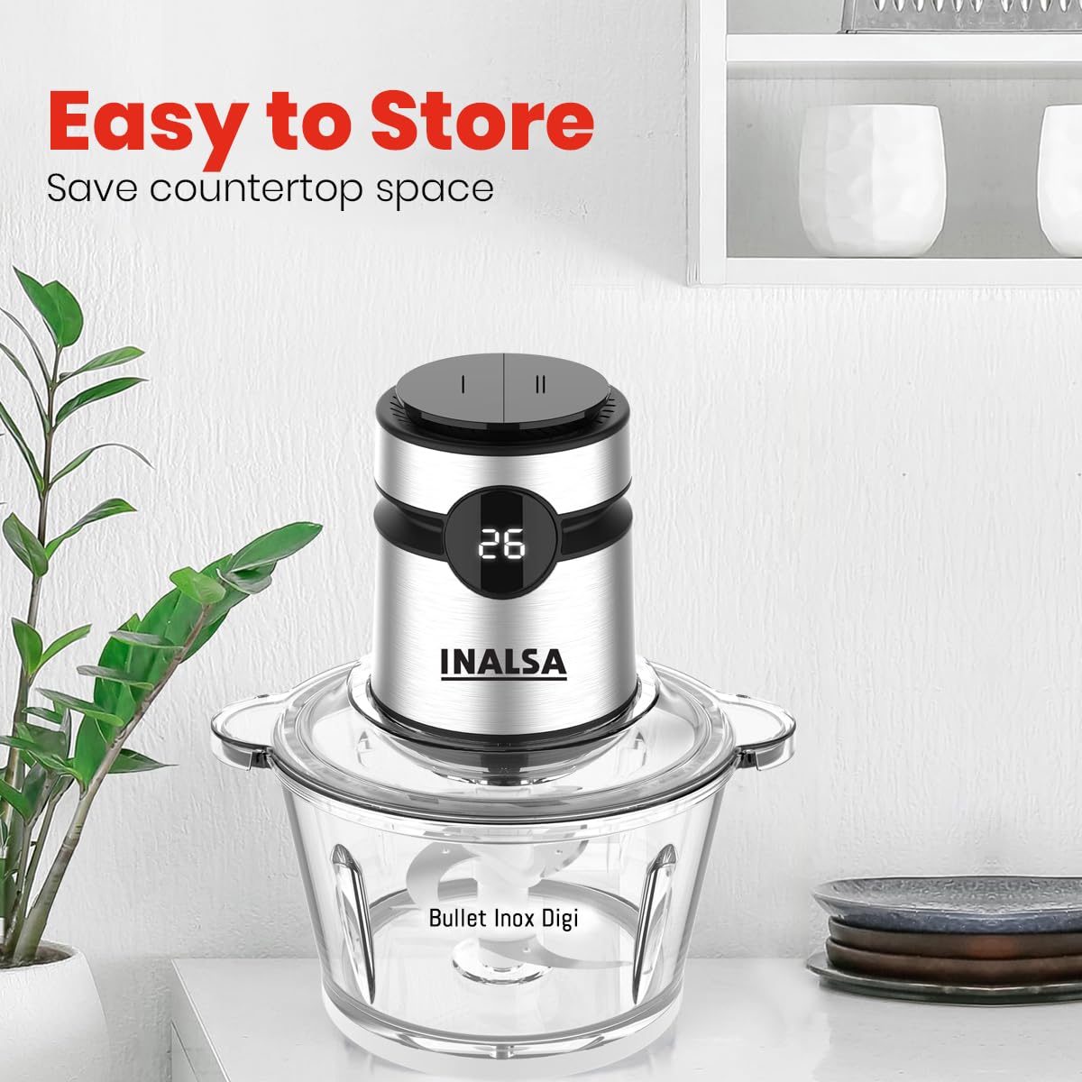 Inalsa Bullet Inox Digi Electric Chopper