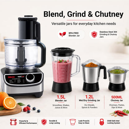 Inalsa Inox 1200 Food Processor