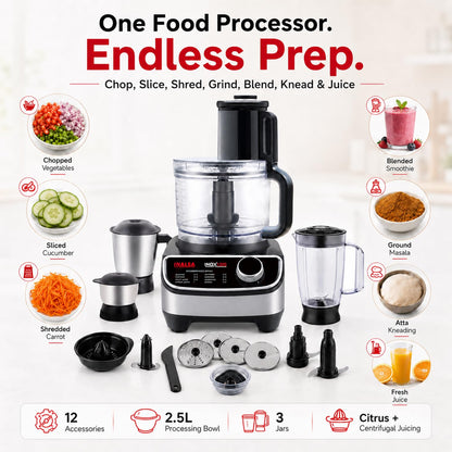 Inalsa Inox 1200 Food Processor
