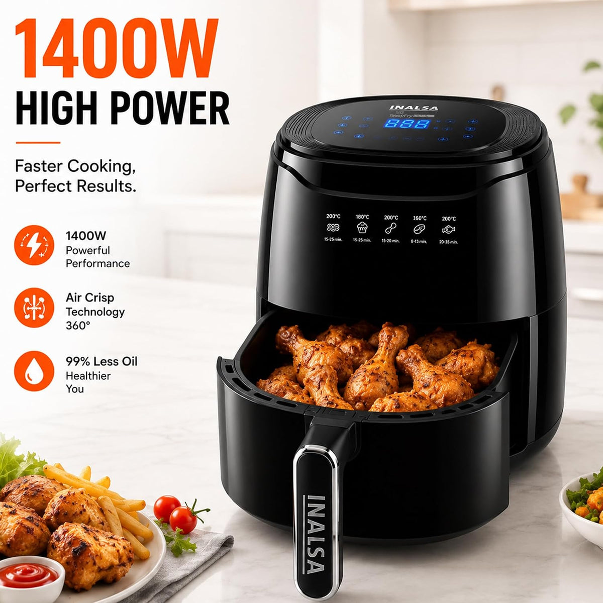 Inalsa Gourmia Digital 4.2L Air Fryer