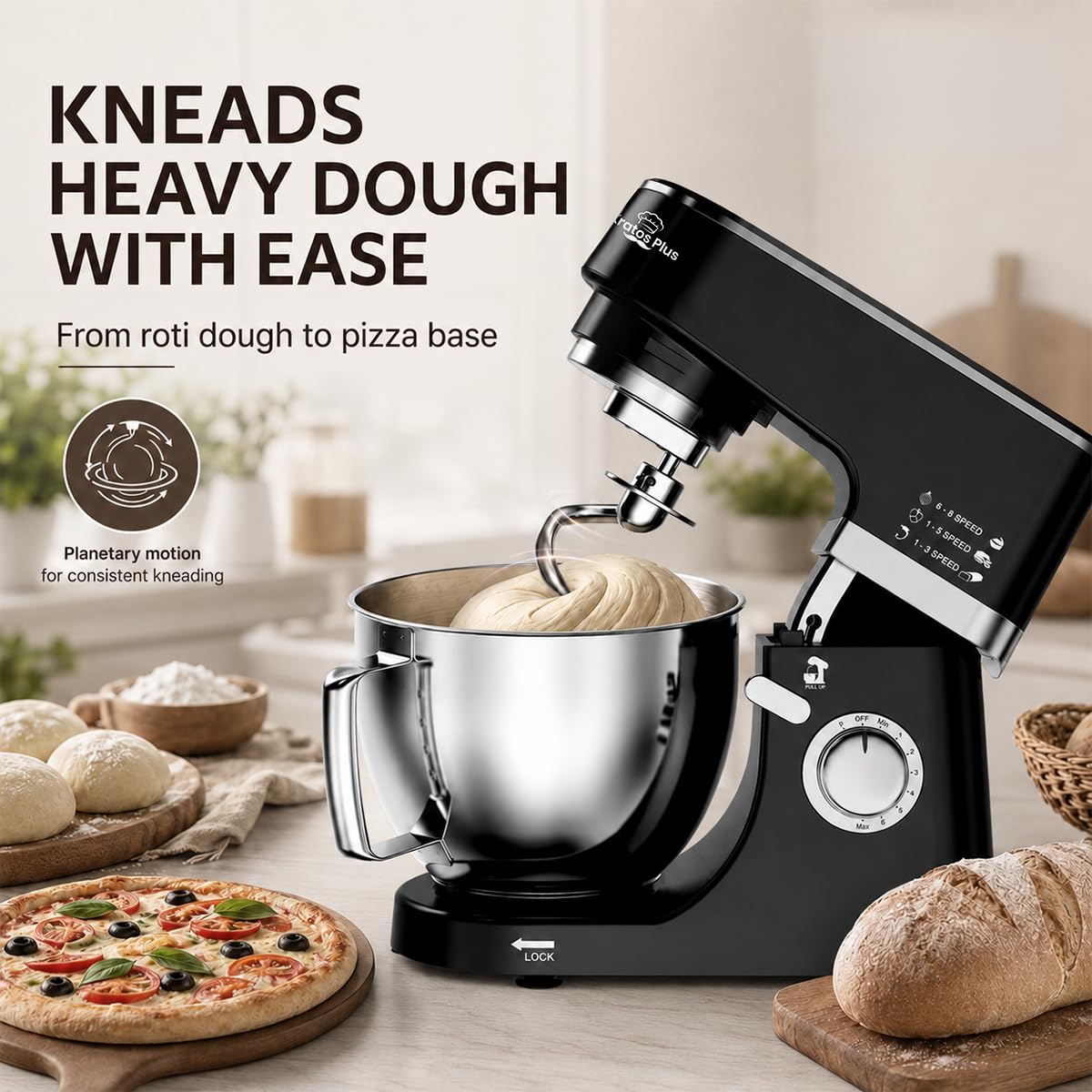 Inalsa Kratos Plus Stand Mixer