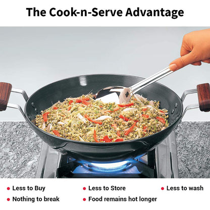 Hawkins Futura Kadhai / Deep-Fry Pan (Round Bottom) With LId