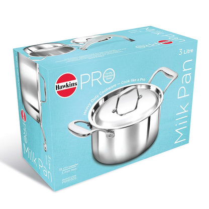 Hawkins Pro Tri-Ply Stainless Steel Milk Pan