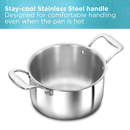 Hawkins Pro Tri-Ply Stainless Steel Milk Pan