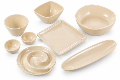 Addox Porcelain Serveware Platter Set of 8