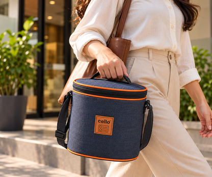 Cello Fit & Fresh Neo Round Lunch Box, 3 x 400 ml