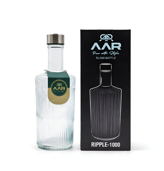 Ripple 1000 Glass Water Bottle