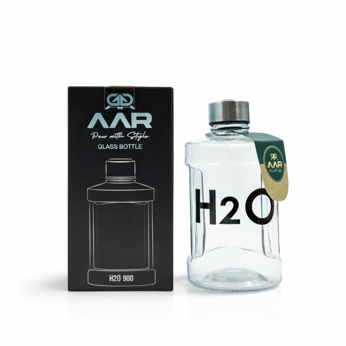 H2O 900 Glass Water Bottle