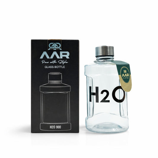 H2O 900 Glass Water Bottle