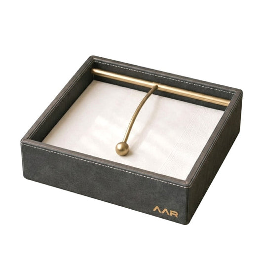 AAR Leatherite Weighted Napkin Holder