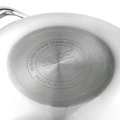 PLATINUM KADAI [WITH SS LID]  (Induction-Friendly, 2.5 mm Body Thickness)