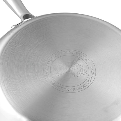 PLATINUM TRIPLY FRYPAN  (Induction-Friendly, 2.5 mm Body Thickness}